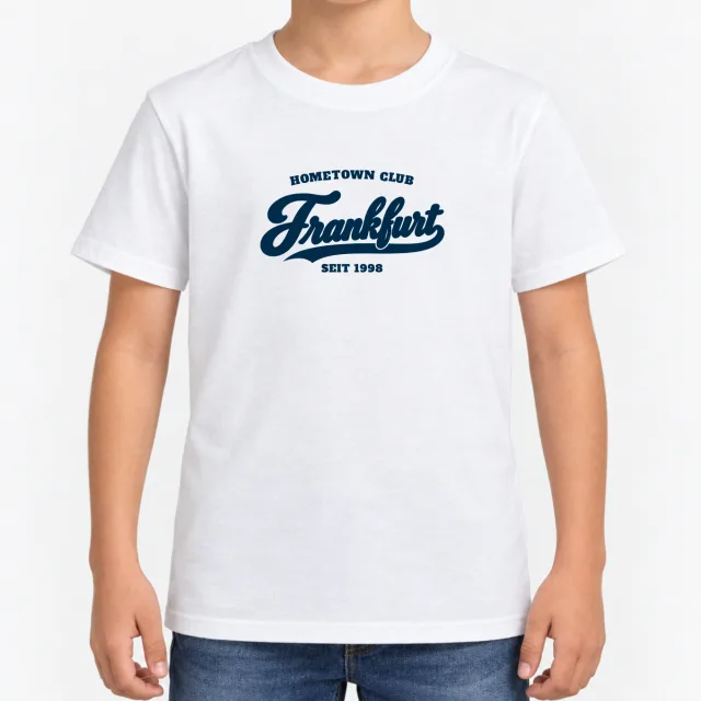 Kids T-Shirt – Kinder – Hometown Club Frankfurt – White