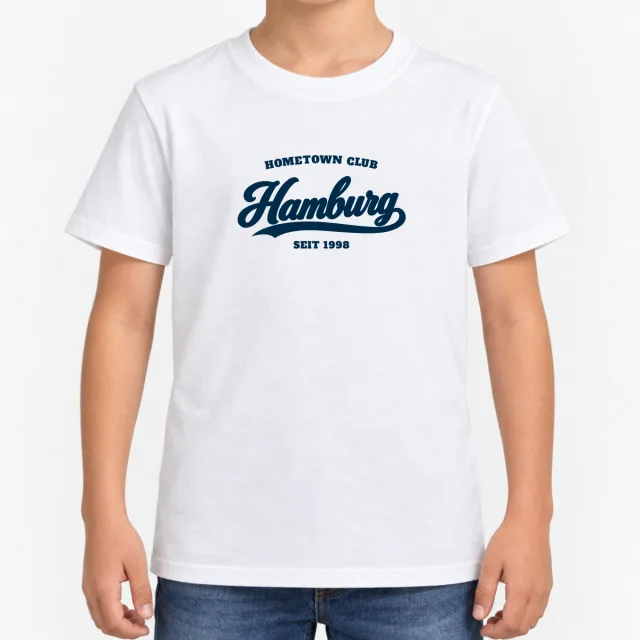 Kids T-Shirt – Kinder – Hometown Club Hamburg – White