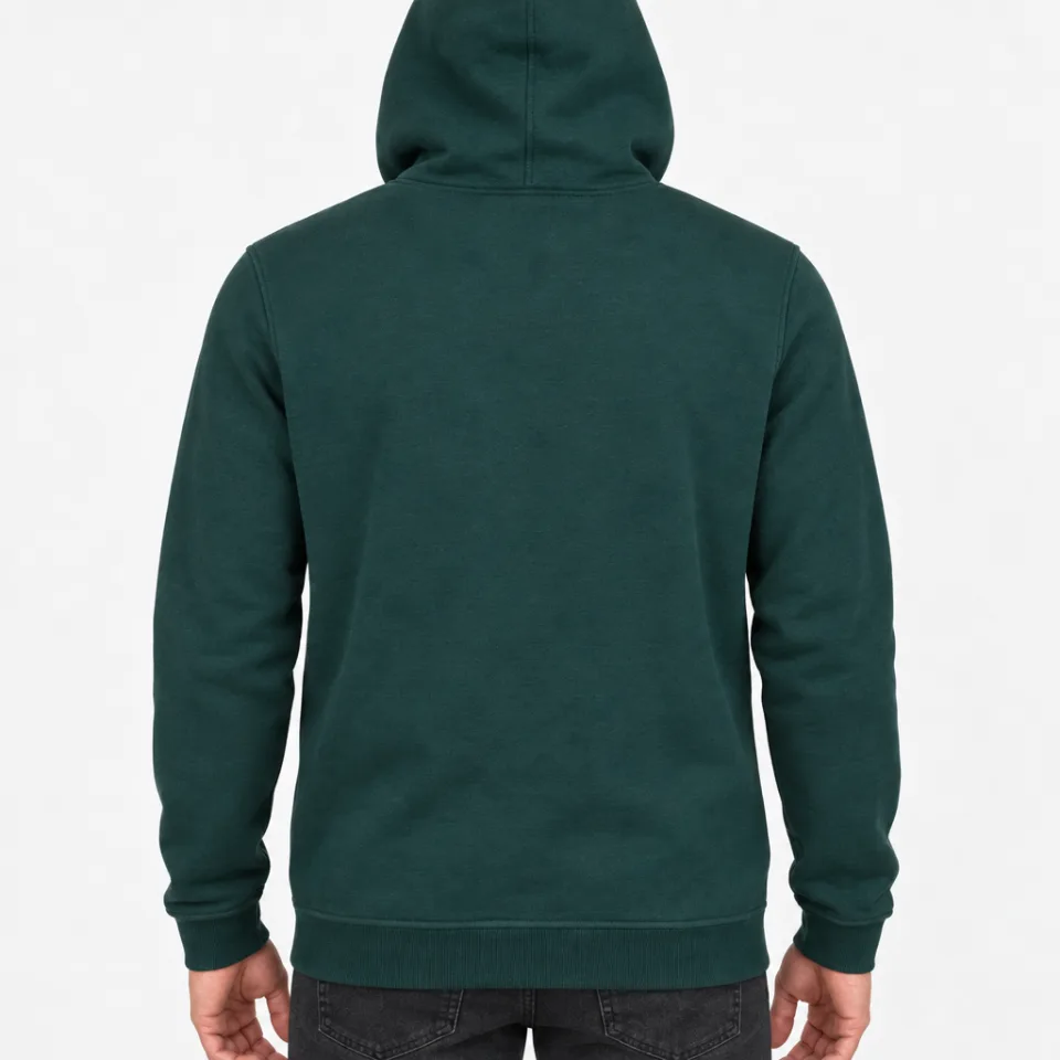 Heavy Hoody – Bottle Green – Rückseite
