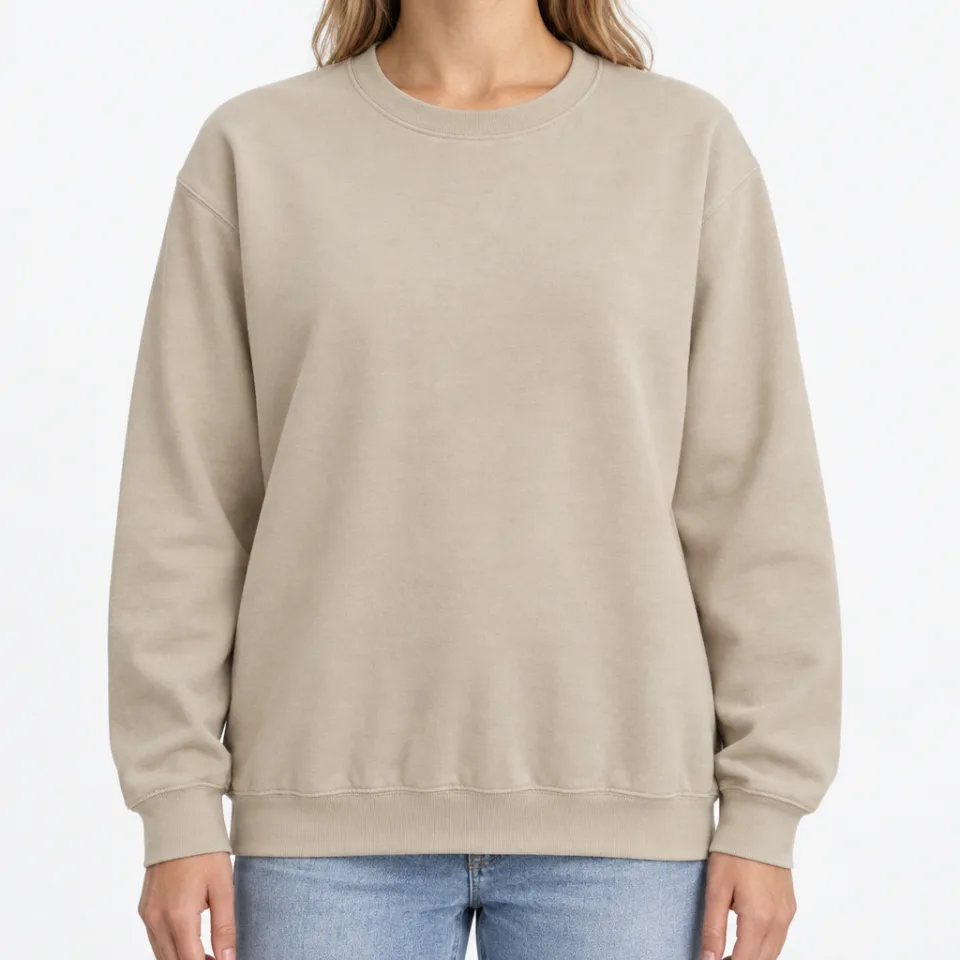 Heavy Blend Crewneck Sweatshirt – Sand – Vorderseite