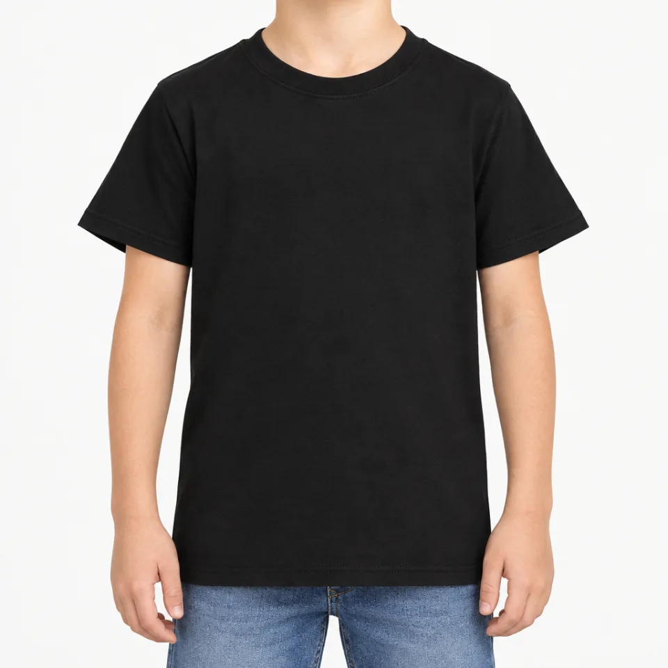 Kids T-Shirt – Kinder – Kinder – Black – Vorderseite