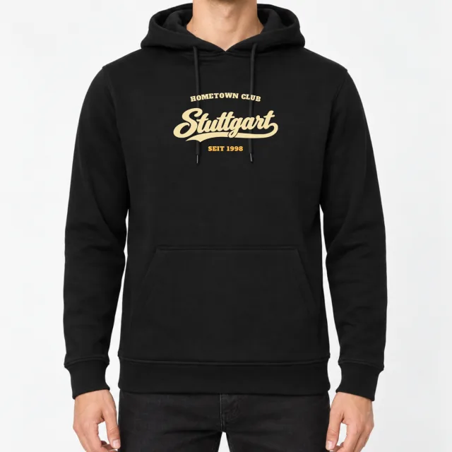 Heavy Hoody – Hometown Club Stuttgart – Black