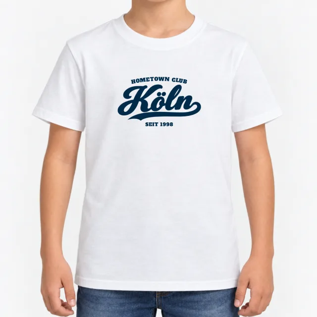 Kids T-Shirt – Kinder – Hometown Club Köln – White