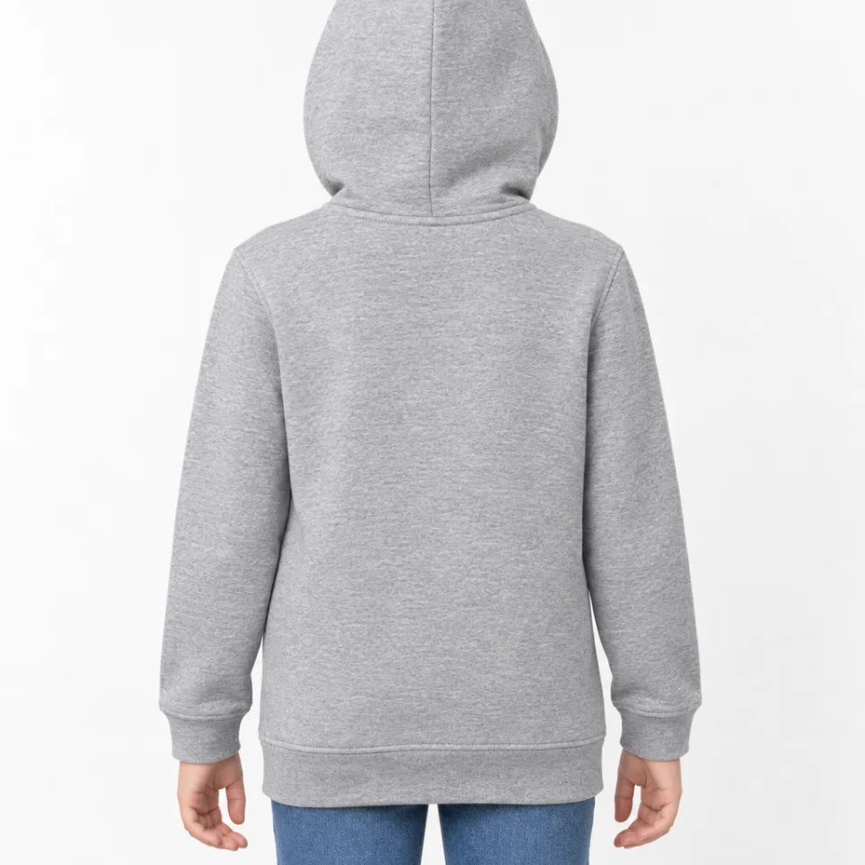 Kids  Hoodie – Kinder – Sport Grey (Heather) – Rückseite