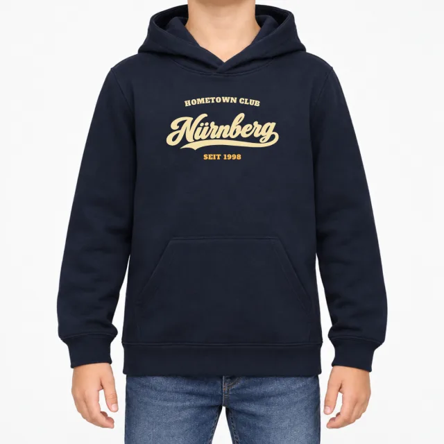 Kids  Hoodie – Hometown Club Nürnberg – Navy