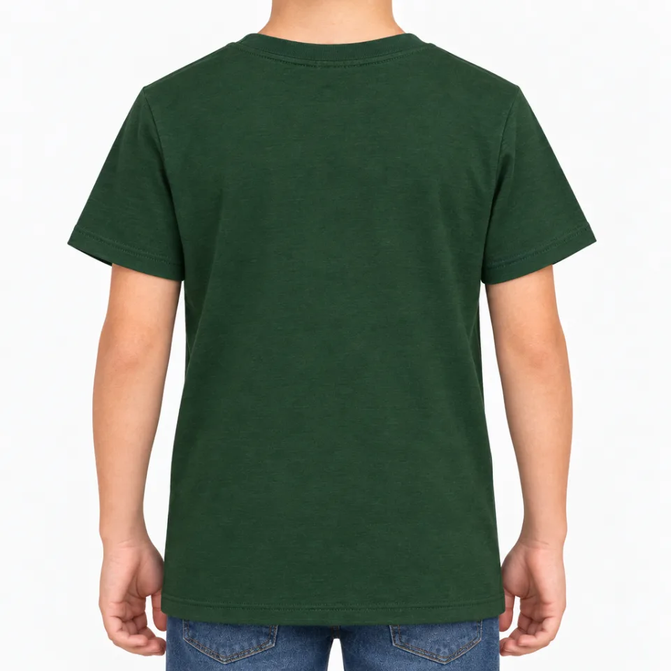 Kids T-Shirt – Kinder – Kinder – Bottle Green – Rückseite