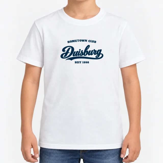 Kids T-Shirt – Kinder – Hometown Club Duisburg – White