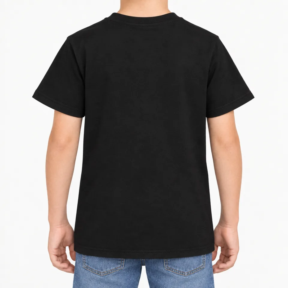 Kids T-Shirt – Kinder – Kinder – Black – Rückseite