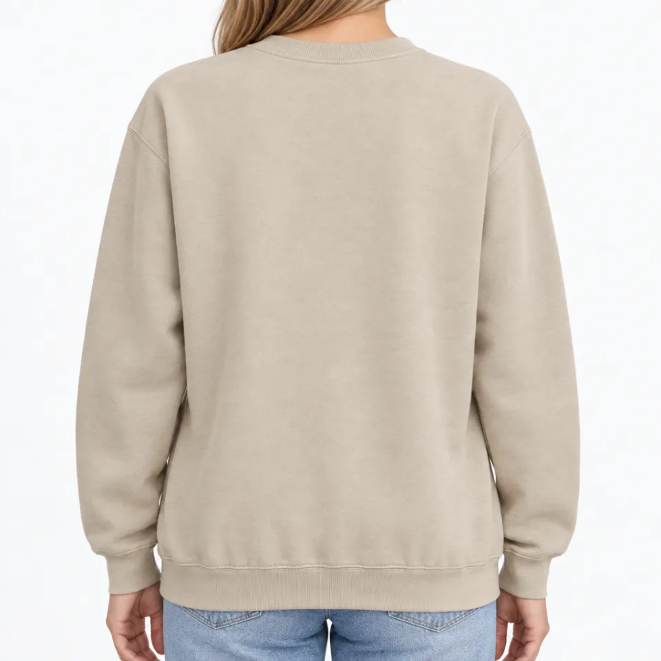 Heavy Blend Crewneck Sweatshirt – Sand – Rückseite