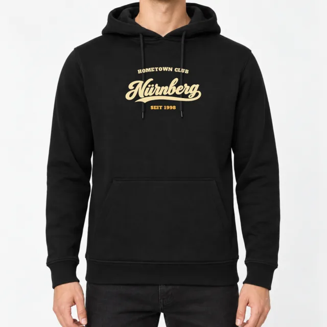 Heavy Hoody – Hometown Club Nürnberg – Black