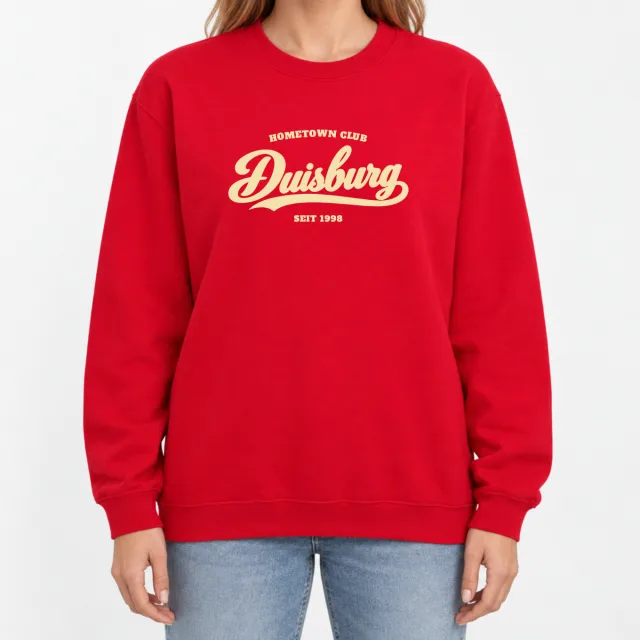 Heavy Blend Crewneck Sweatshirt – Hometown Club Duisburg – Red