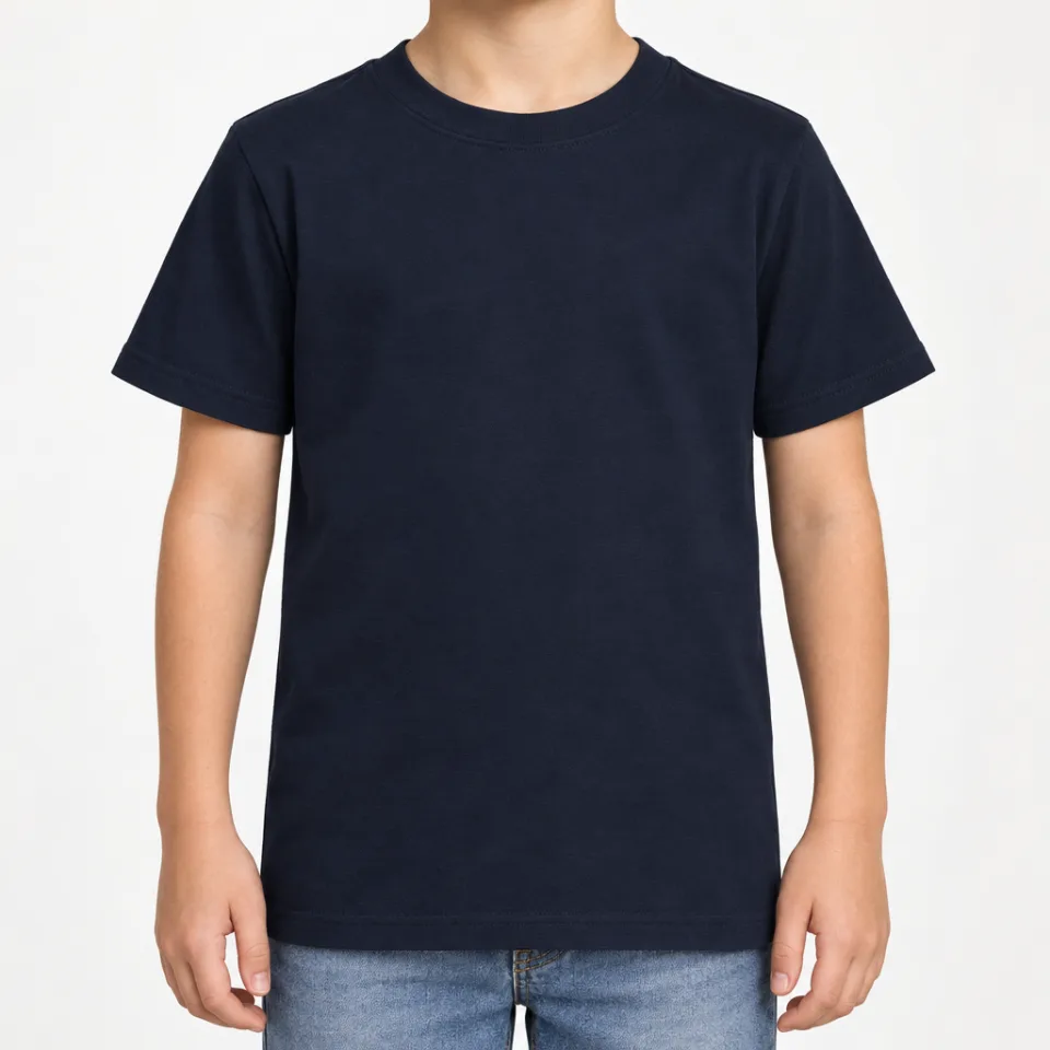 Kids T-Shirt – Kinder – Kinder – Navy – Vorderseite