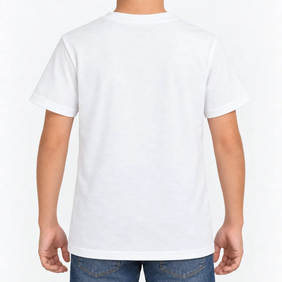 Kids T-Shirt – Kinder – Kinder – White – Rückseite