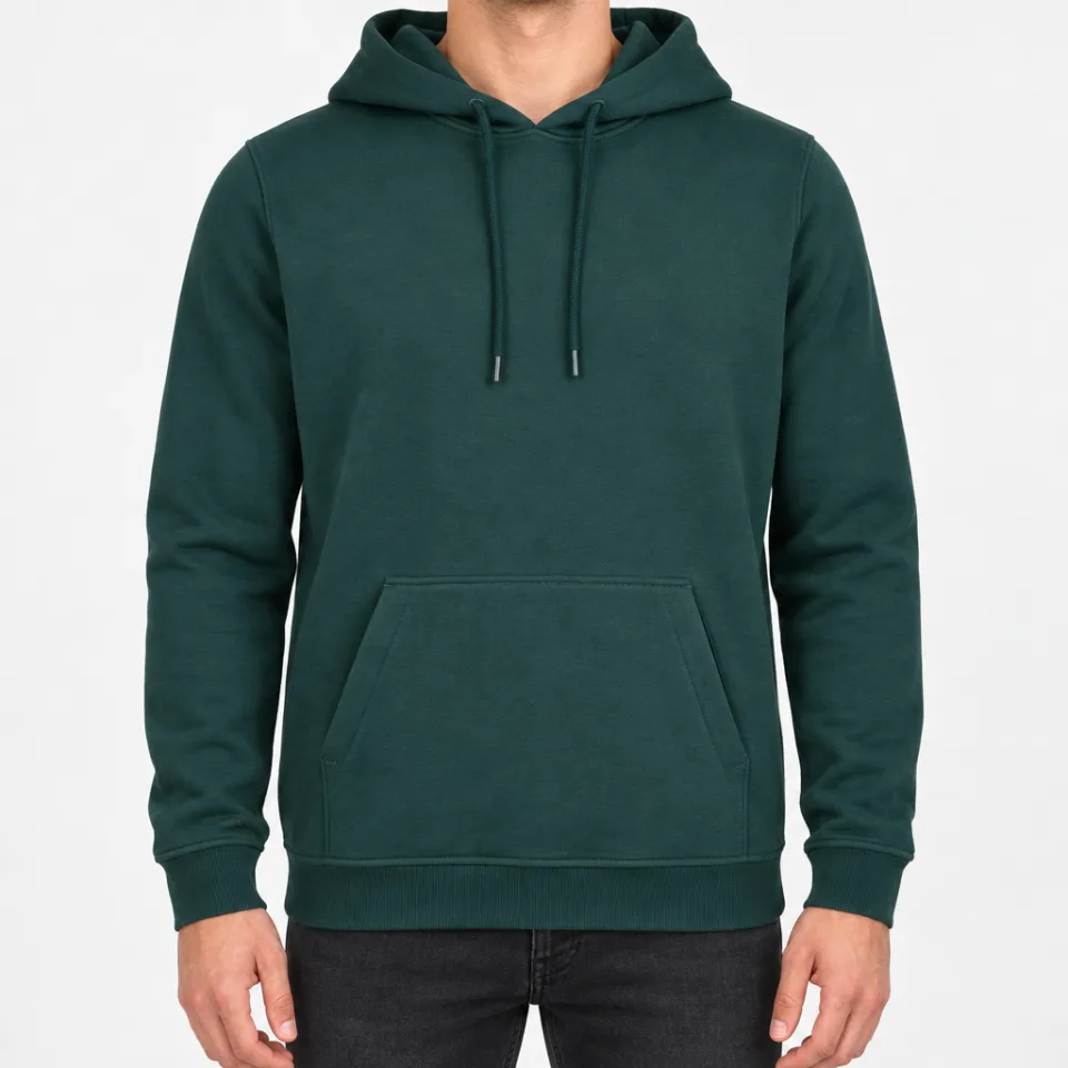 Heavy Hoody – Bottle Green – Vorderseite