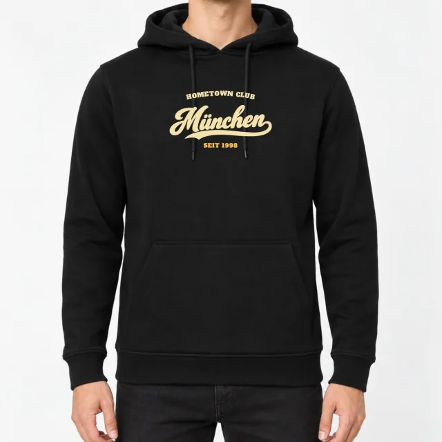 Heavy Hoody – Hometown Club München – Black
