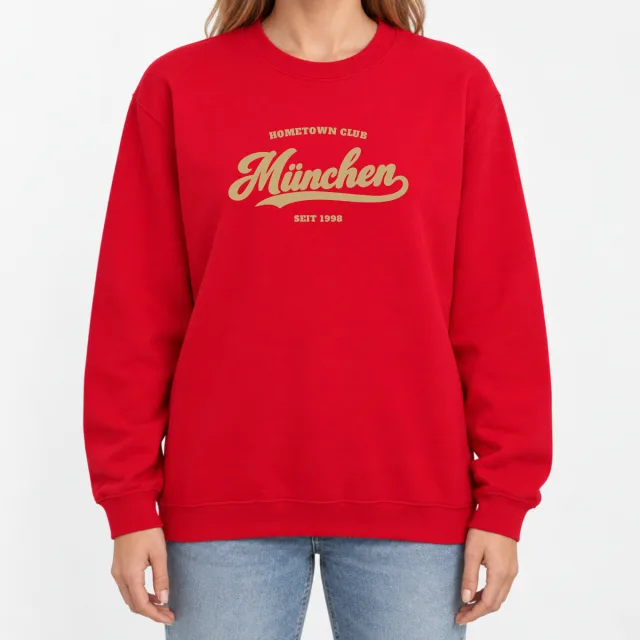 Heavy Blend Crewneck Sweatshirt – Hometown Club München – Red