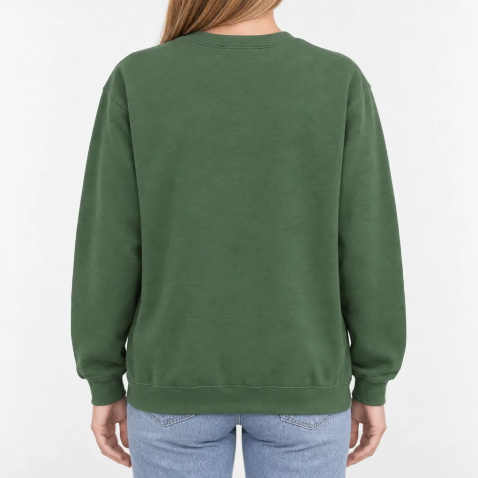 Heavy Blend Crewneck Sweatshirt – Military Green – Rückseite
