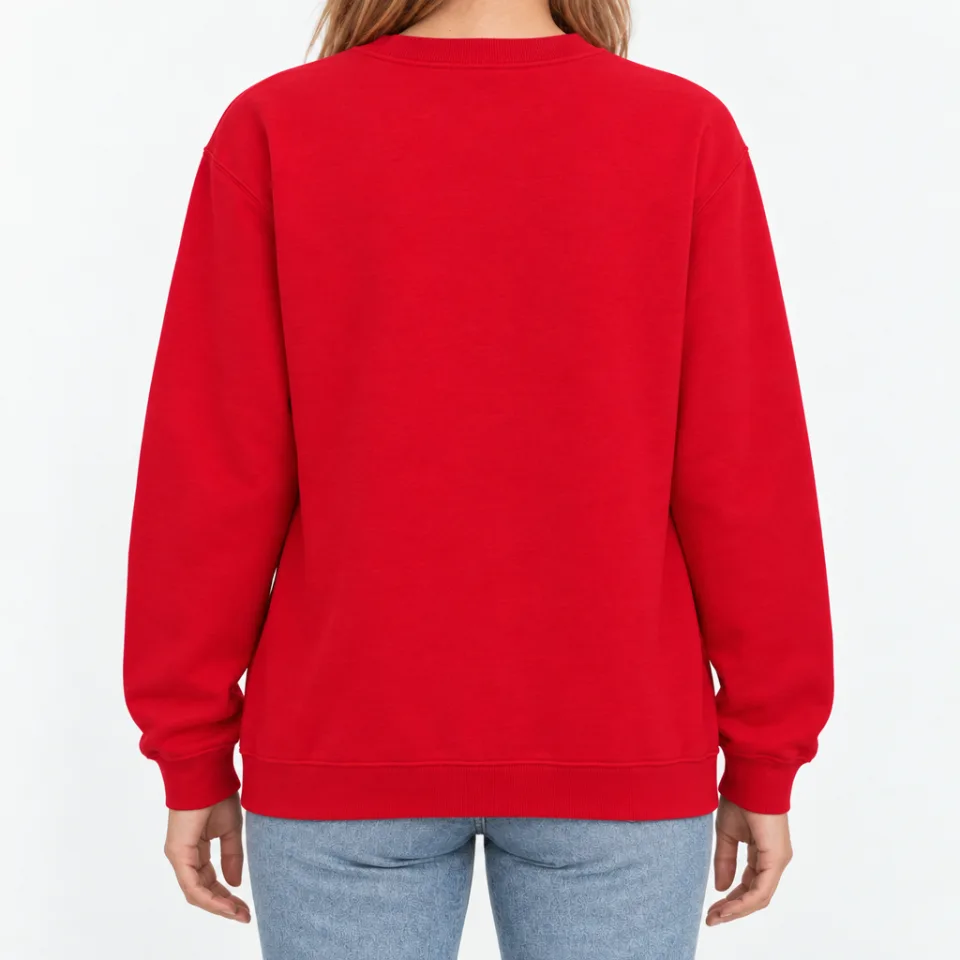 Heavy Blend Crewneck Sweatshirt – Red – Rückseite