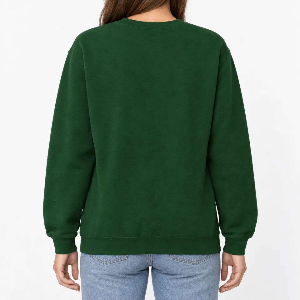 Heavy Blend Crewneck Sweatshirt – Forest Green – Rückseite