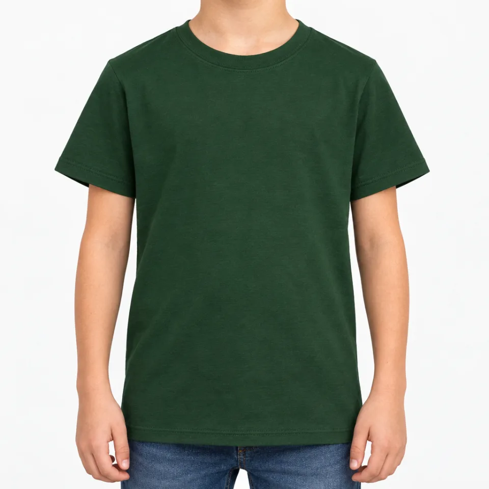 Kids T-Shirt – Kinder – Kinder – Bottle Green – Vorderseite