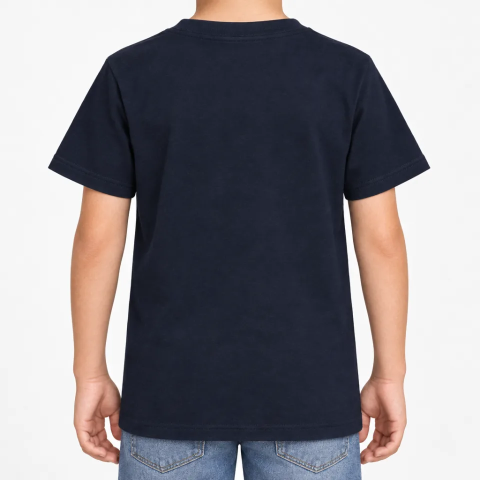 Kids T-Shirt – Kinder – Kinder – Navy – Rückseite