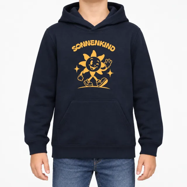 Kids  Hoodie – Sonnenkind – Navy