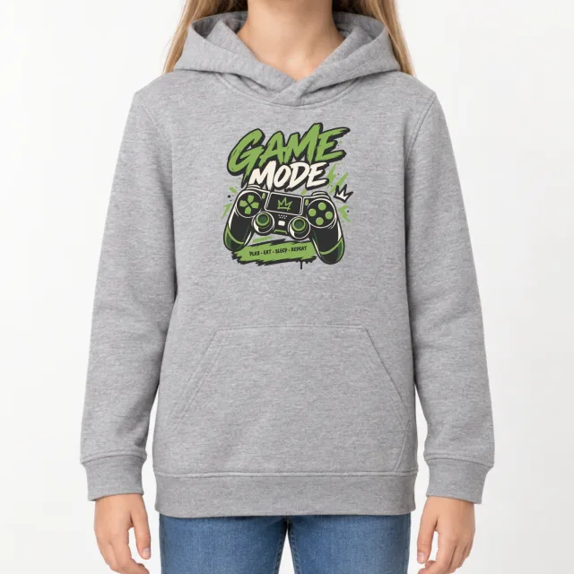 Kids  Hoodie – Game Mode – Sport Grey (Heather)