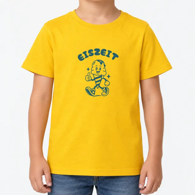 Kids T-Shirt – Kinder – Eiszeit – Gold