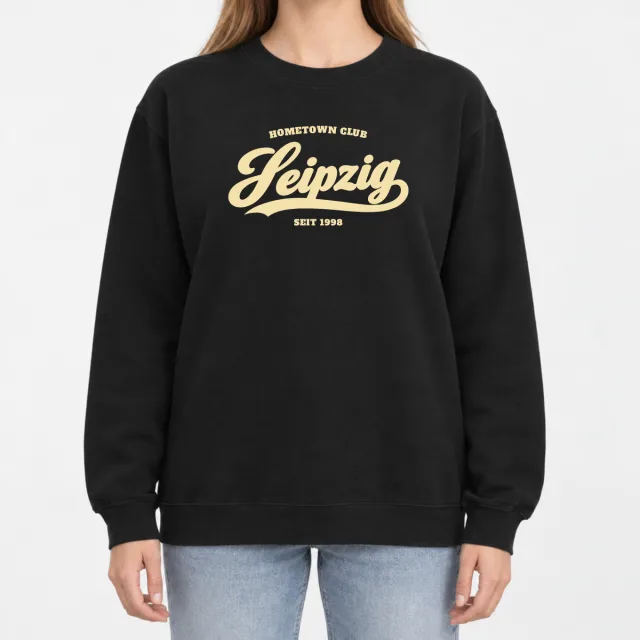 Heavy Blend Crewneck Sweatshirt – Hometown Club Leipzig – Black