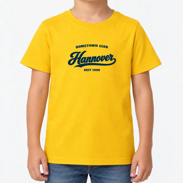Kids T-Shirt – Kinder – Hometown Club Hannover – Gold