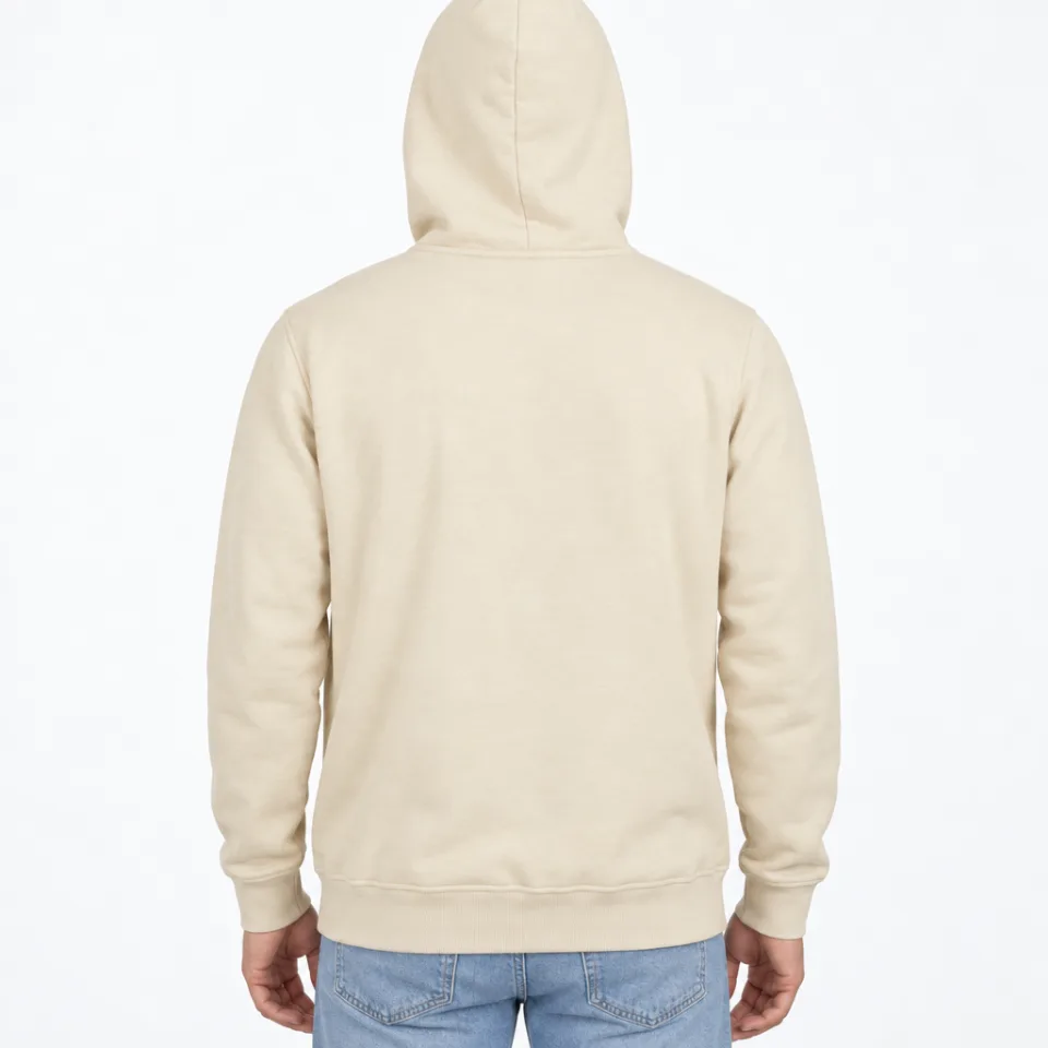 Heavy Hoody – Sand – Rückseite