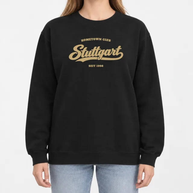 Heavy Blend Crewneck Sweatshirt – Hometown Club Stuttgart – Black