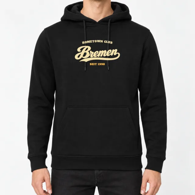 Heavy Hoody – Hometown Club Bremen – Black