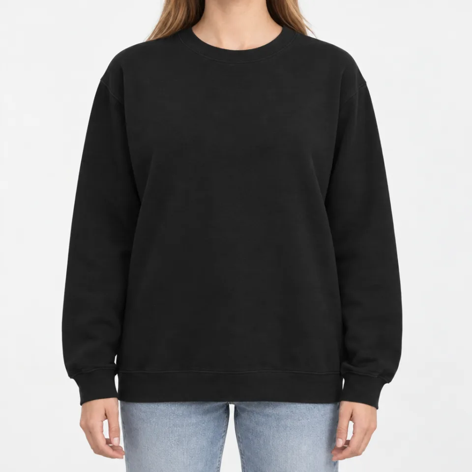 Heavy Blend Crewneck Sweatshirt – Black – Vorderseite