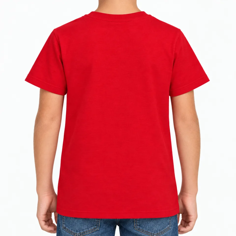 Kids T-Shirt – Kinder – Kinder – Red – Rückseite