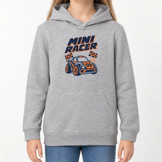 Kids  Hoodie – Mini Racer – Sport Grey (Heather)