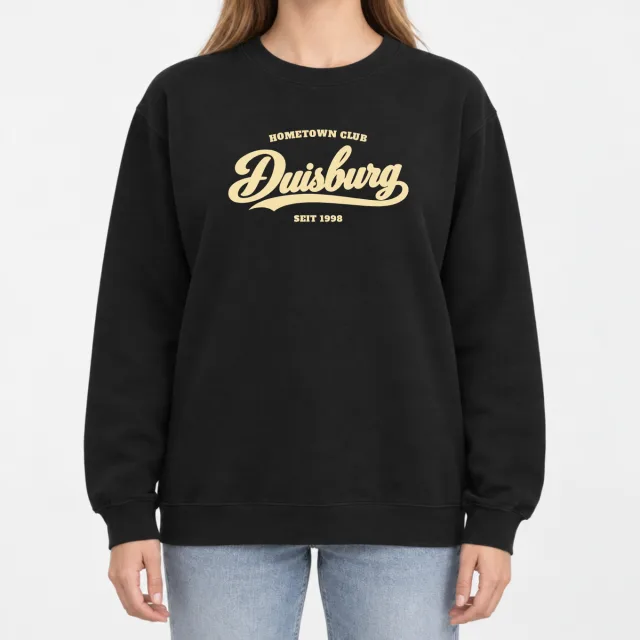 Heavy Blend Crewneck Sweatshirt – Hometown Club Duisburg – Black