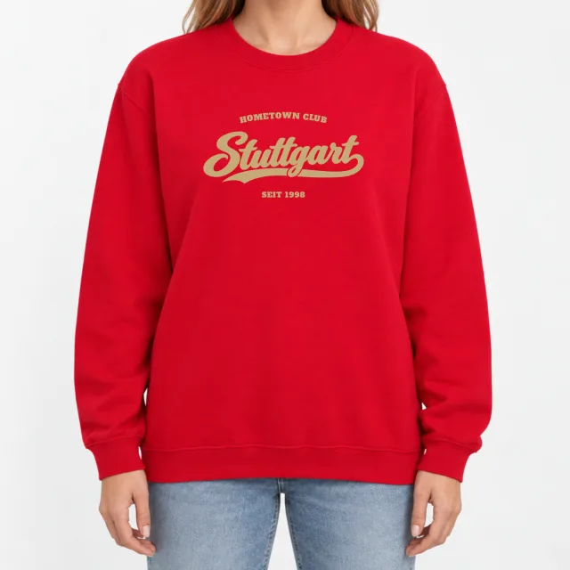 Heavy Blend Crewneck Sweatshirt – Hometown Club Stuttgart – Red