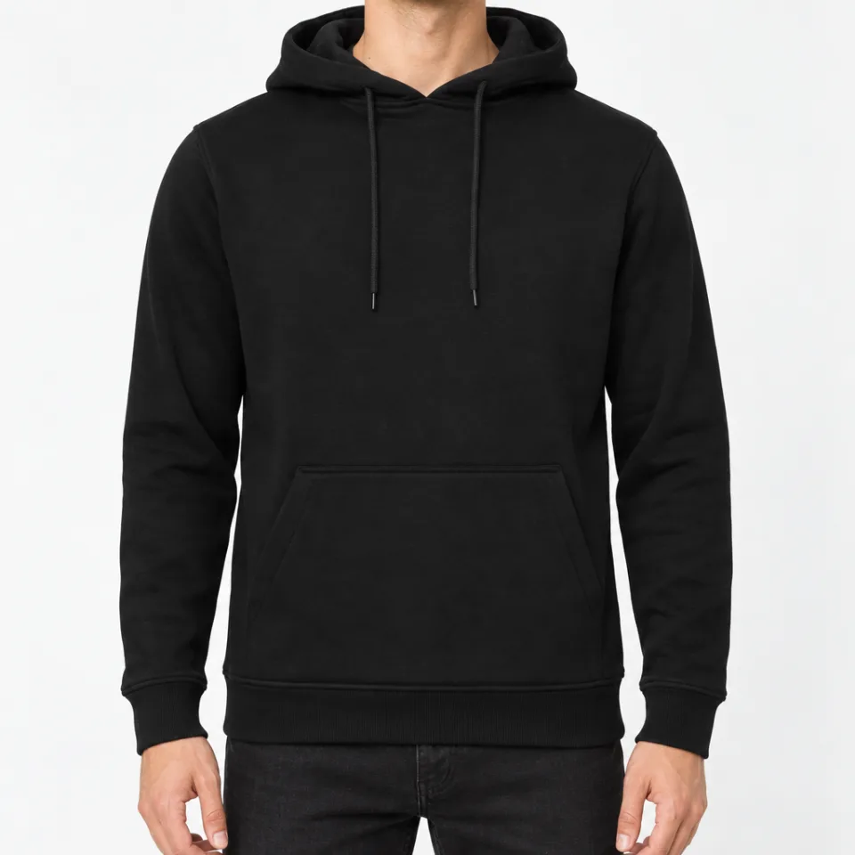 Heavy Hoody – Black – Vorderseite
